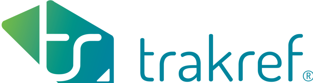 TrakRef logo for the refrigeration monitoring IOT software platform.