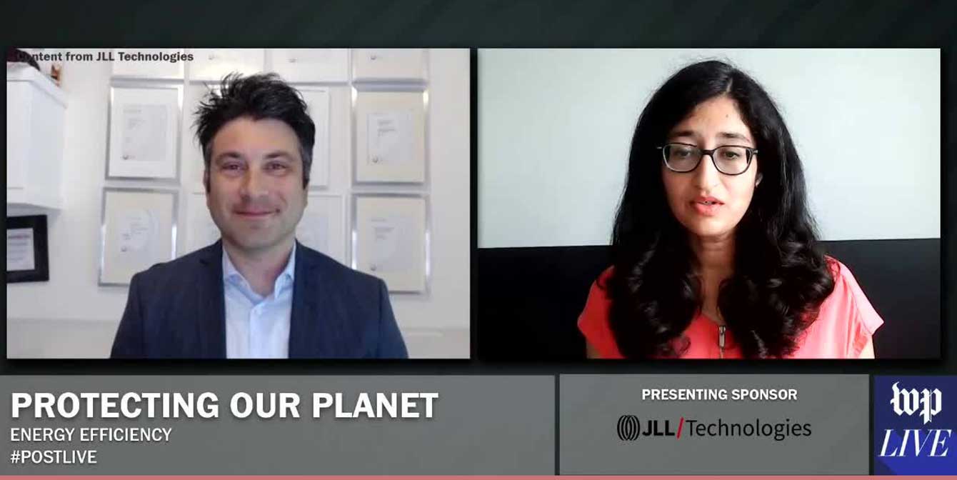 sustainabilitywapolive | JLL Technologies video preview of sustainability technology